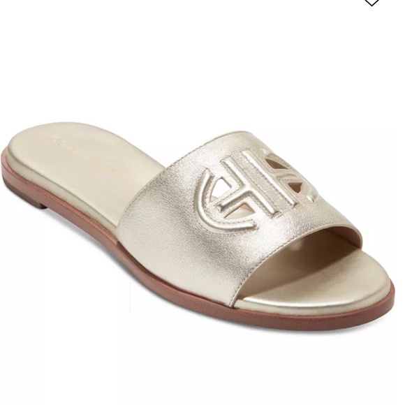 Cole Haan Women's Flynn Logo Slide Sandals 7 NEW - Picture 1 of 7